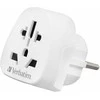 Verbatim kelioninis adapteris EU/UK/US WTEU-02 baltos spalvos 49549