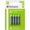 Verbatim Įkraunamos baterijos NiMH AA 2500mAh Premium HR6 4 vnt. juodos 49517