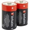 Verbatim Alkaline Baterija D LR20 2pcs juodas 49923