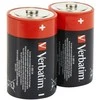 Verbatim Alkaline Baterija D LR20 2pcs juodas 49923