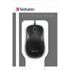 Verbatim Silent Optinė pelė USB-A 1000 dpi juodas 49024