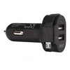 Xqisit automobilinis įkroviklis 6A Dual USB+microUSB car charger juodos spalvos 20425