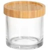 4Living Cotton Jar LINA, stiklas ir bambukas