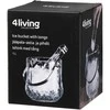 4Living Glass ledo kibiras su žnyplėmis, Ø 13,5 cm