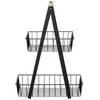 4Living Rack Grid 2 sluoksnių su bambuko rankena