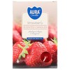 Aura Plauk.žvakutės 6vnt STRAWBERRY