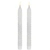 Finnlumor LED Spiralinė kūginė žvakė 3D liepsna 25 cm 2 vnt