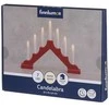 Finnlumor Žvakidė "Candlelabra" 7 rankų "Birgitta" raudona