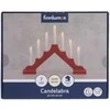 Finnlumor Žvakidė "Candlelabra" 7 rankų "Birgitta" raudona