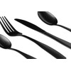 Stalo įrankių rinkinys Maku Kitchen Life Basic, matinis juodas, 16 vnt.