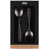 Maku Kitchen Life Basic salotų įrankiai iš plieno, matinės juodos spalvos