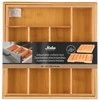 Maku bambukinis dėklas į stalčių 36-60x35x5cm