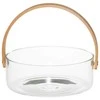 Maku Kitchen Life stiklinis serviravimo dubuo su rankena 19x19 cm