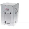 Šiukšlių dėžė SAIMA, su pedalu, 12 L, sidabro sp.