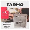 Tammer Brands Metalinė pirmosios pagalbos spintelė su stiklinėmis durelėmis, pilka sp.
