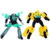 Transformers EarthSpark Cyber-Combiner Bumblebee ir Mo Malto veiksmo figūrėlės