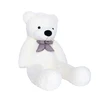 Pliušinis meškinas MKS Baltas Teddy, 120 cm, baltas