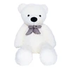 Pliušinis meškinas MKS Baltas Teddy, 120 cm, baltas
