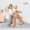 MKS Pliušinis meškinas Tedis 100 cm, 3 m.+