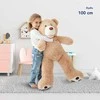 MKS Pliušinis meškinas Tedis 100 cm, 3 m.+