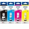 Epson 101 EcoTank (C13T03V64A) Rašalo papildymo buteliukų komplektas, CMYK