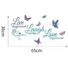 Interjero motyvacinis lipdukas Live Laugh Love