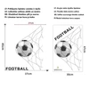 Vaikiškas interjero lipdukas Futbolo kamuolys