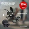 AKCIJA Bugaboo Fox 5 Forest žalias/Forest žalias/juodas frame ir Bugaboo turtle air automobilinė kėdutė