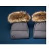 Anex universalios vežimėlio vežimėlio pirštinės Dark Pilkas