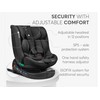 Automobilinė kėdutė KikkaBoo i-Round i-size 40-150cm Juodas