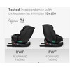 Automobilinė kėdutė KikkaBoo i-Round i-size 40-150cm Light Pilkas