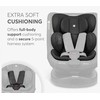Automobilinė kėdutė KikkaBoo i-Round i-size 40-150cm Juodas