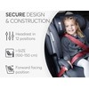 Automobilinė kėdutė KikkaBoo i-Track i-size 100-150cm Juodas