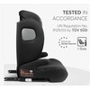 Automobilinė kėdutė KikkaBoo i-Track i-size 100-150cm Juodas