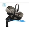 Automobilinė kėdutė Maxi Cosi Coral Slide Pro 40-87cm (0-13kg) i-size Sapphire Sand + isofix + strype