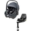 Automobilinė kėdutė Maxi cosi Pebble 360 essential graphite 0-13kg su isofix baze 360