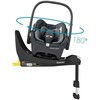 Automobilinė kėdutė Maxi cosi Pebble 360 Essential Juodas 0-13kg + Familyfix 360 izofix bazė