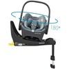 Automobilinė kėdutė Maxi cosi Pebble 360 Essential Pilkas 0-13kg + Familyfix 360 izofix bazė