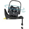 Automobilinė kėdutė Maxi cosi Pebble 360 essential graphite 0-13kg su isofix baze 360