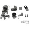 Babystyle OYSTER 3 STROLLER SET 7IN1 MERCURY/MIRROR
