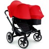 Bugaboo Donkey universalus stogelis su lopšio užklotu Raudona