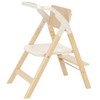 Carrello Ergo maitinimo kėdutė 2in1 Linen rusvai gelsvas