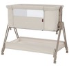 Carrello Gracia lopšiukas Linen rusvai gelsvas