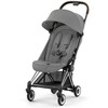 Cybex Coya vežimėlis Mirage Pilkas, chrome ruda frame