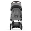 Cybex Coya vežimėlis Mirage Pilkas, chrome ruda frame