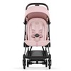Cybex Coya vežimėlis Peach Rožinė, chrome ruda frame