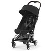 Cybex Coya vežimėlis Sepia Juodas, chrome ruda frame