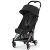 Cybex Coya vežimėlis Sepia Juodas, rosegold frame
