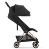 Cybex Coya vežimėlis Sepia Juodas, rosegold frame