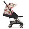 Cybex Coya vežimėlis Spring Blossom rusvai gelsvas, Rosegold frame